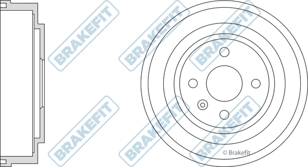 APEC fékdob - BDR9051 - TothCarparts