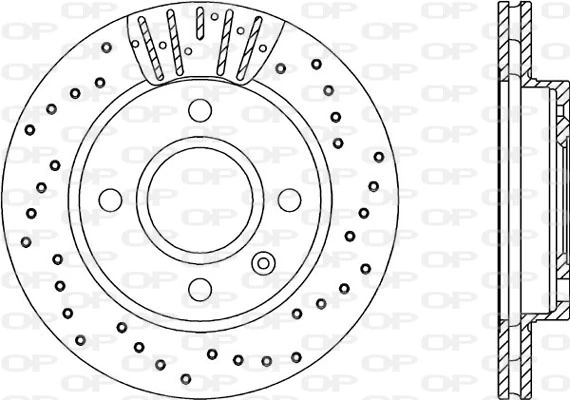 OPEN PARTS féktárcsa - BDRS1176.25 - TothCarparts
