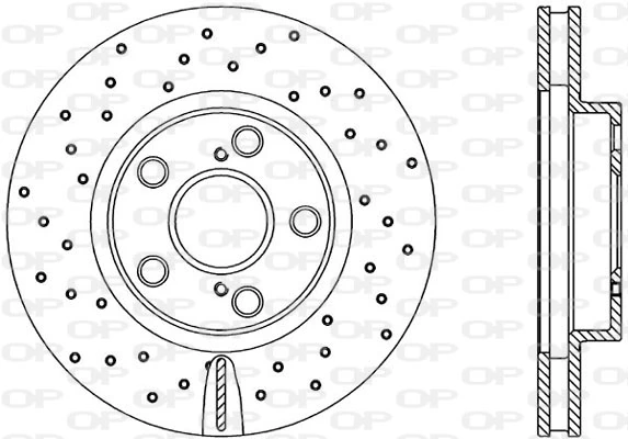 OPEN PARTS féktárcsa - BDRS1874.25 - TothCarparts