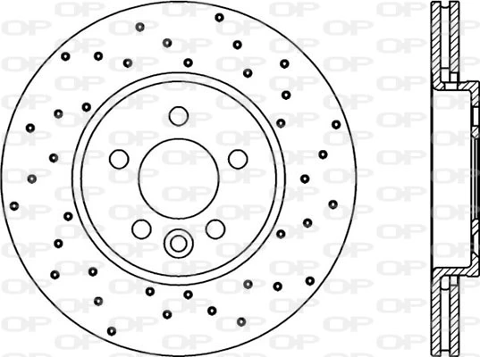 OPEN PARTS féktárcsa - BDRS1900.25 - TothCarparts