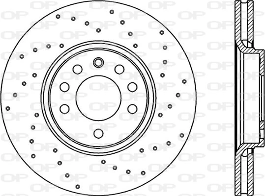 OPEN PARTS féktárcsa - BDRS1990.25 - TothCarparts