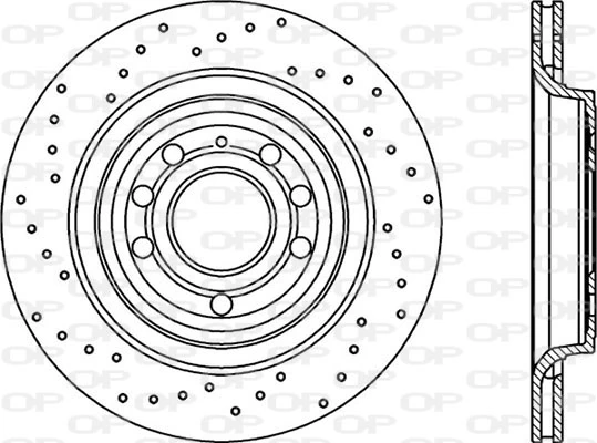 OPEN PARTS féktárcsa - BDRS1992.25 - TothCarparts