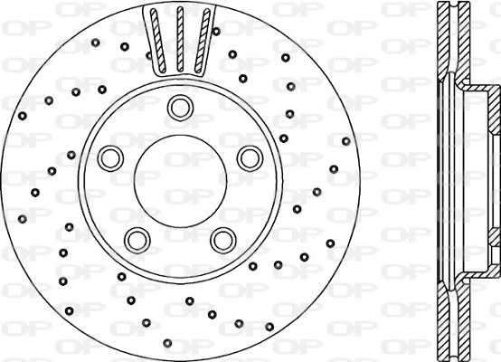 OPEN PARTS féktárcsa - BDRS2142.25 - TothCarparts