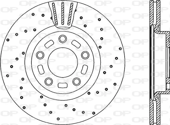 OPEN PARTS féktárcsa - BDRS2156.25 - TothCarparts