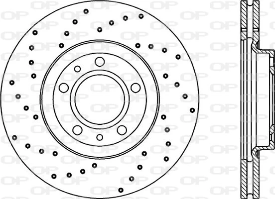 OPEN PARTS féktárcsa - BDRS2158.25 - TothCarparts