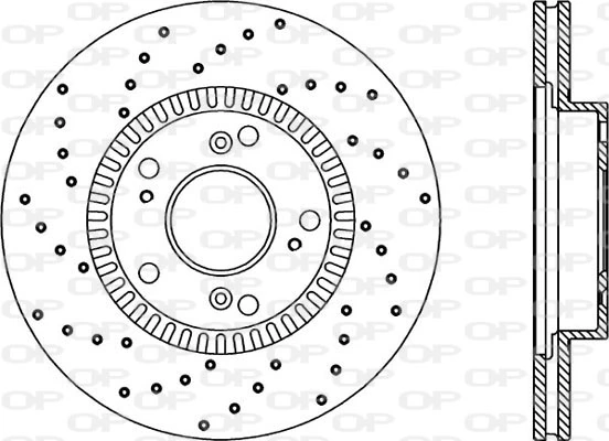 OPEN PARTS féktárcsa - BDRS2162.25 - TothCarparts