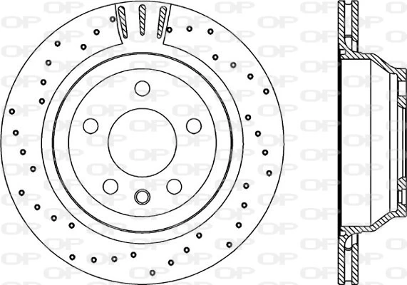 OPEN PARTS féktárcsa - BDRS2220.25 - TothCarparts
