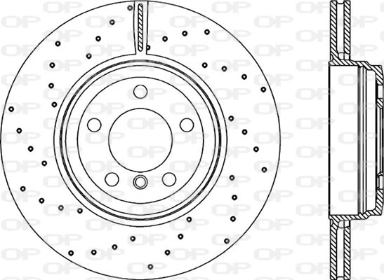 OPEN PARTS féktárcsa - BDRS2222.25 - TothCarparts