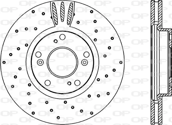 OPEN PARTS féktárcsa - BDRS2226.25 - TothCarparts