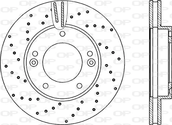OPEN PARTS féktárcsa - BDRS2240.25 - TothCarparts