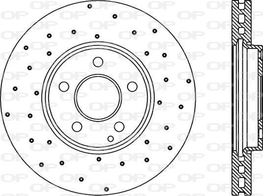OPEN PARTS féktárcsa - BDRS2267.25 - TothCarparts