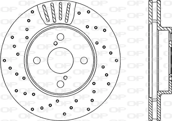 OPEN PARTS féktárcsa - BDRS2292.25 - TothCarparts