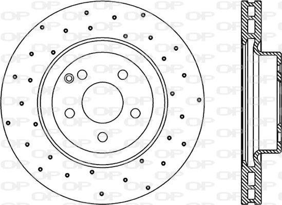 OPEN PARTS féktárcsa - BDRS2298.25 - TothCarparts