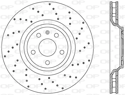 OPEN PARTS féktárcsa - BDRS2448.25 - TothCarparts