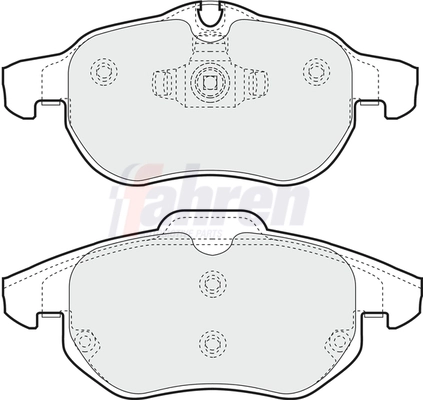 Fahren fékbetétkészlet, tárcsafék - FBP3069 - TothCarparts