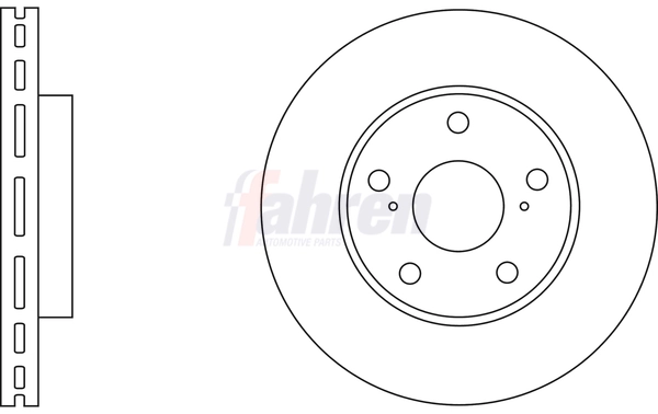 Fahren féktárcsa - FBD6272 - TothCarparts