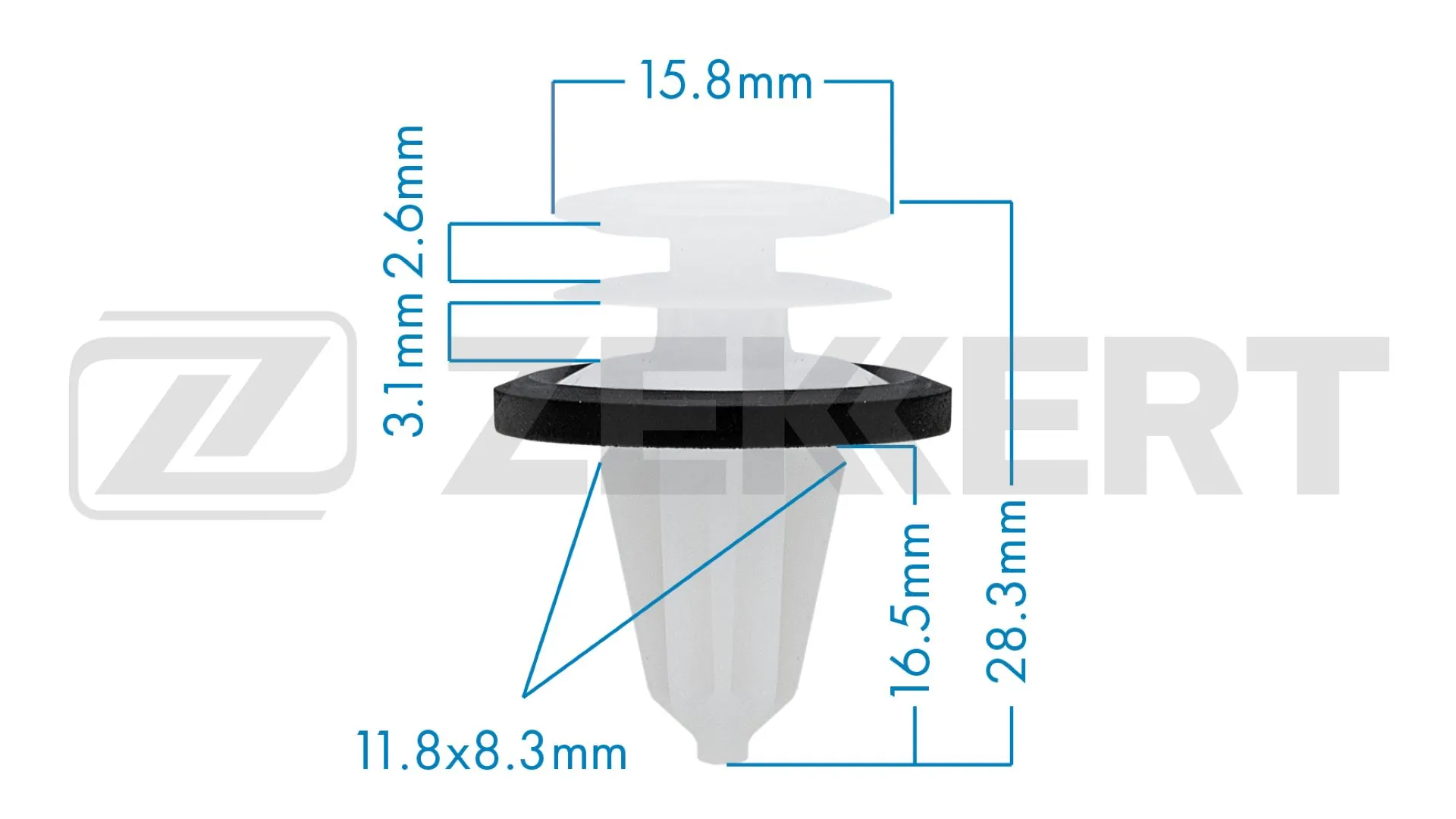 ZEKKERT Patent, dísz-/védőléc - BE-1540 - TothCarparts