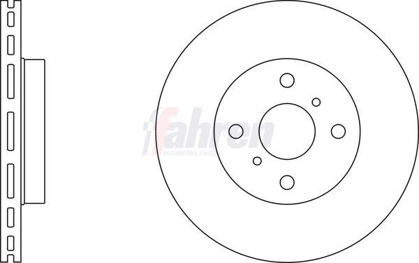 Fahren féktárcsa - FBD6435 - TothCarparts