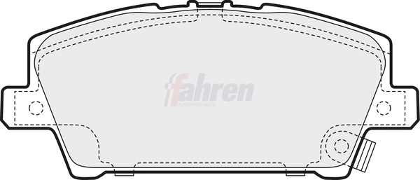 Fahren fékbetétkészlet, tárcsafék - FBP3302 - TothCarparts