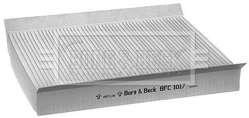 BORG & BECK szűrő, utastér levegő - BFC1017 - TothCarparts