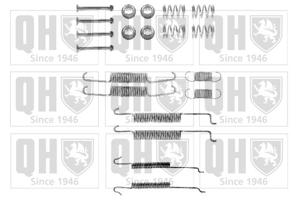 QUINTON HAZELL tartozékkészlet, fékpofa - BFK277 - TothCarparts