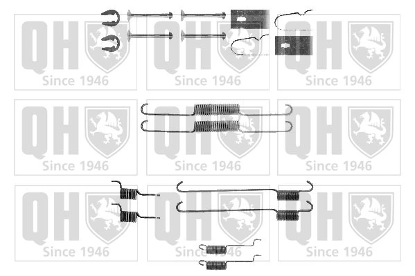 QUINTON HAZELL tartozékkészlet, fékpofa - BFK454 - TothCarparts