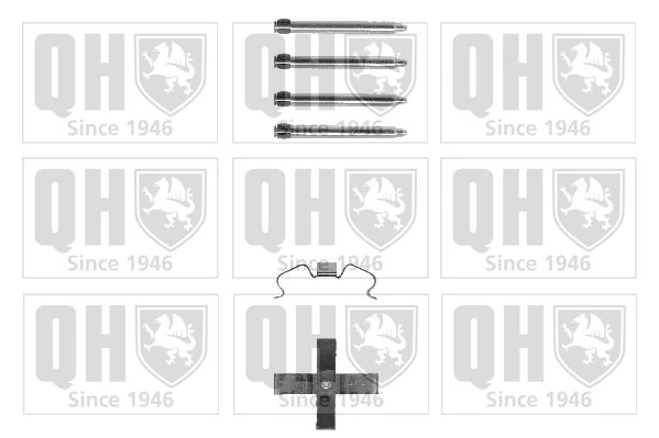 QUINTON HAZELL tartozékkészlet, tárcsafékbetét - BFK840 - TothCarparts