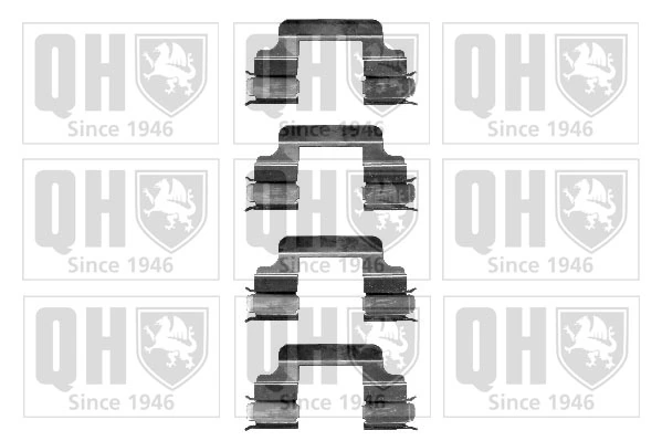 QUINTON HAZELL tartozékkészlet, tárcsafékbetét - BFK890 - TothCarparts