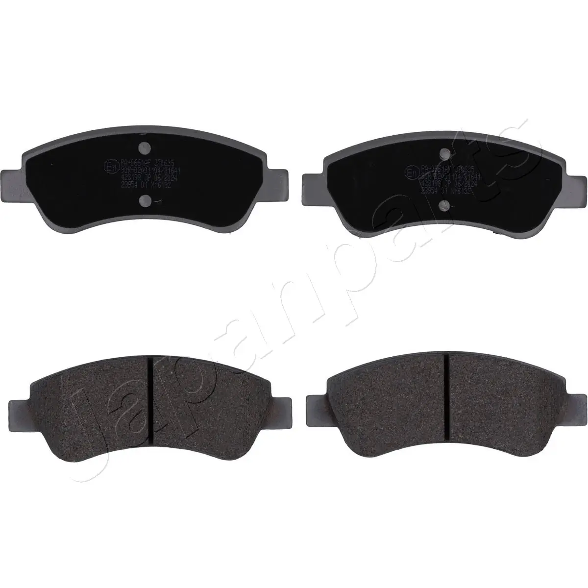JAPANPARTS fékbetétkészlet, tárcsafék - PA-0661AF - TothCarparts