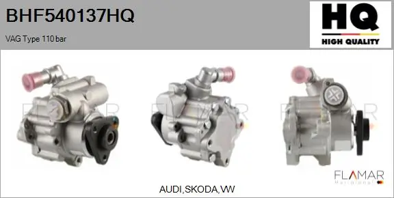 FLAMAR hidraulikus szivattyú, kormányzás - BHF540137HQ - TothCarparts