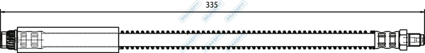 APEC fékcső - BHO4066 - TothCarparts