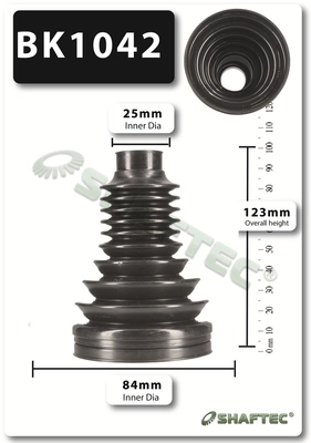 SHAFTEC gumiharangkészlet, hajtótengely - BK1042 - TothCarparts