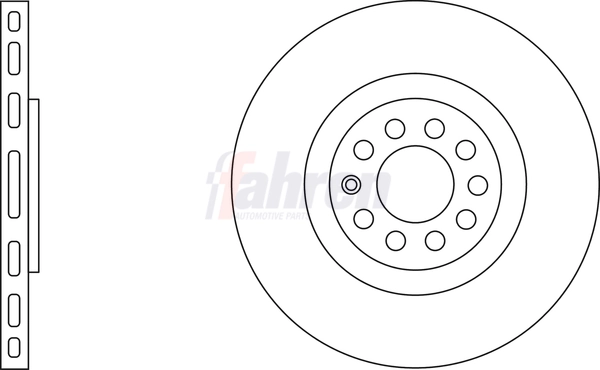 Fahren féktárcsa - FBD6151 - TothCarparts