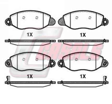 CASALS fékbetétkészlet, tárcsafék - BKM4749 - TothCarparts