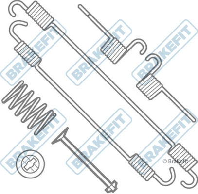 APEC tartozékkészlet, fékpofa - BKT2042 - TothCarparts