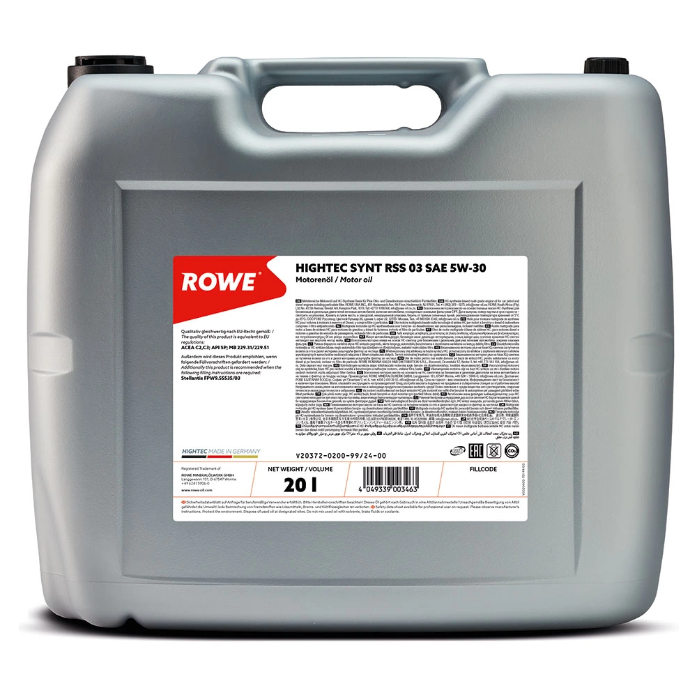 ROWE motorolaj - 20372-0200-99 - TothCarparts