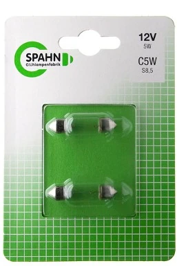 SPAHN GLÜHLAMPEN izzó, rendszámtábla-világítás - BL5236 - TothCarparts