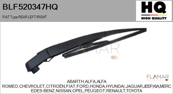 FLAMAR törlőkar, ablaktörlő - BLF520347HQ - TothCarparts