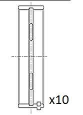 FAI AutoParts főtengelycsapágy - BM1025-STD - TothCarparts