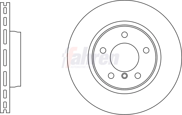 Fahren féktárcsa - FBD6931 - TothCarparts