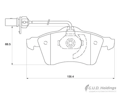 Safeline fékbetétkészlet, tárcsafék - D3940 - TothCarparts