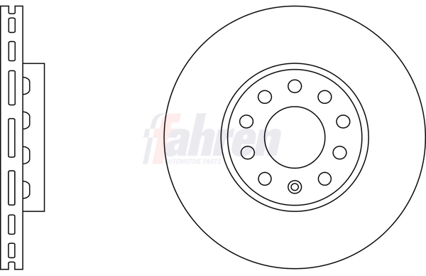 Fahren féktárcsa - FBD6091 - TothCarparts