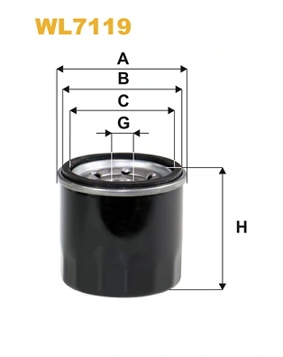 ANDEL olajszűrő - ANF0185 - TothCarparts