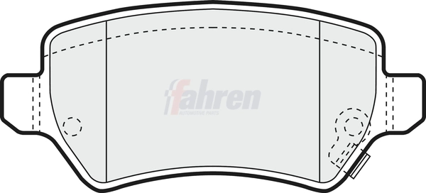 Fahren fékbetétkészlet, tárcsafék - FBP3070 - TothCarparts