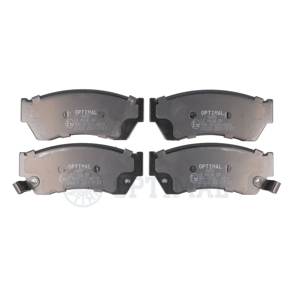 OPTIMAL fékbetétkészlet, tárcsafék - BP-09495 - TothCarparts