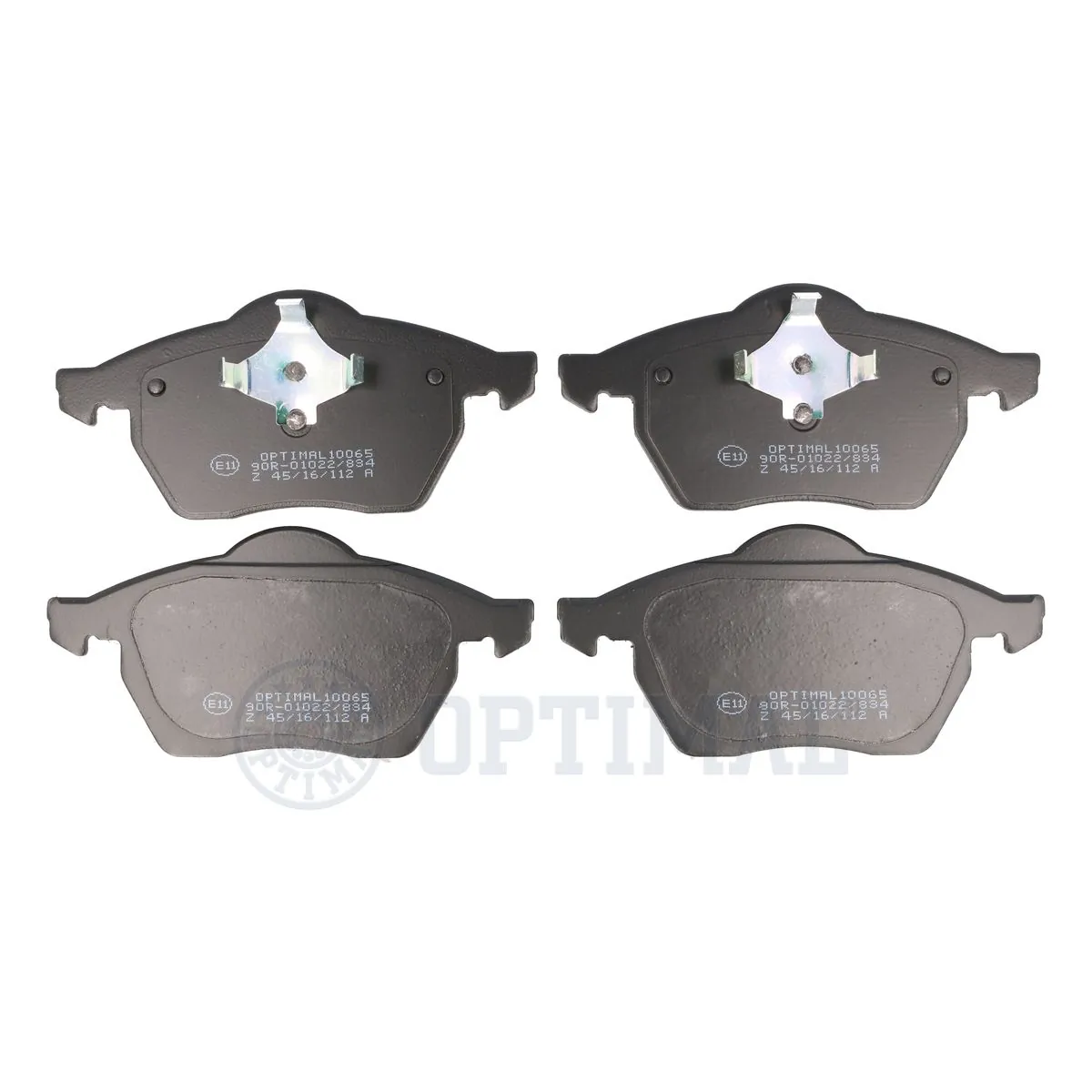 OPTIMAL fékbetétkészlet, tárcsafék - BP-10065 - TothCarparts
