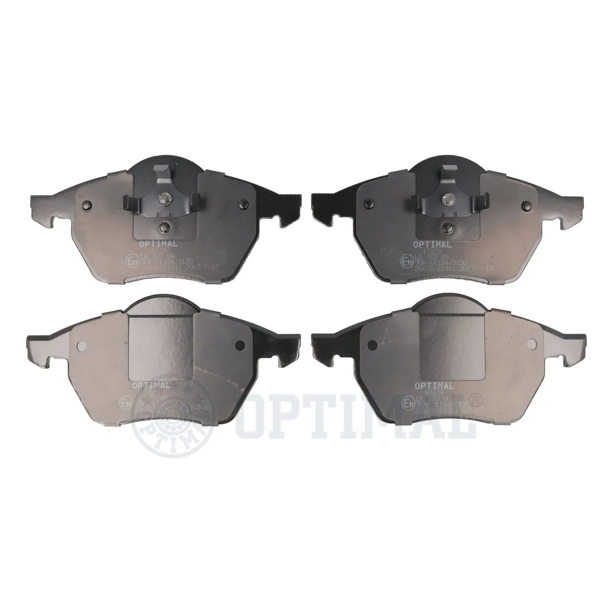 OPTIMAL fékbetétkészlet, tárcsafék - BP-10129 - TothCarparts