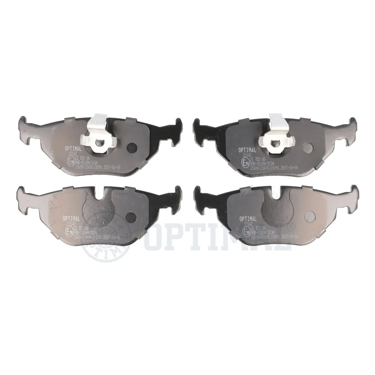OPTIMAL fékbetétkészlet, tárcsafék - BP-10142 - TothCarparts