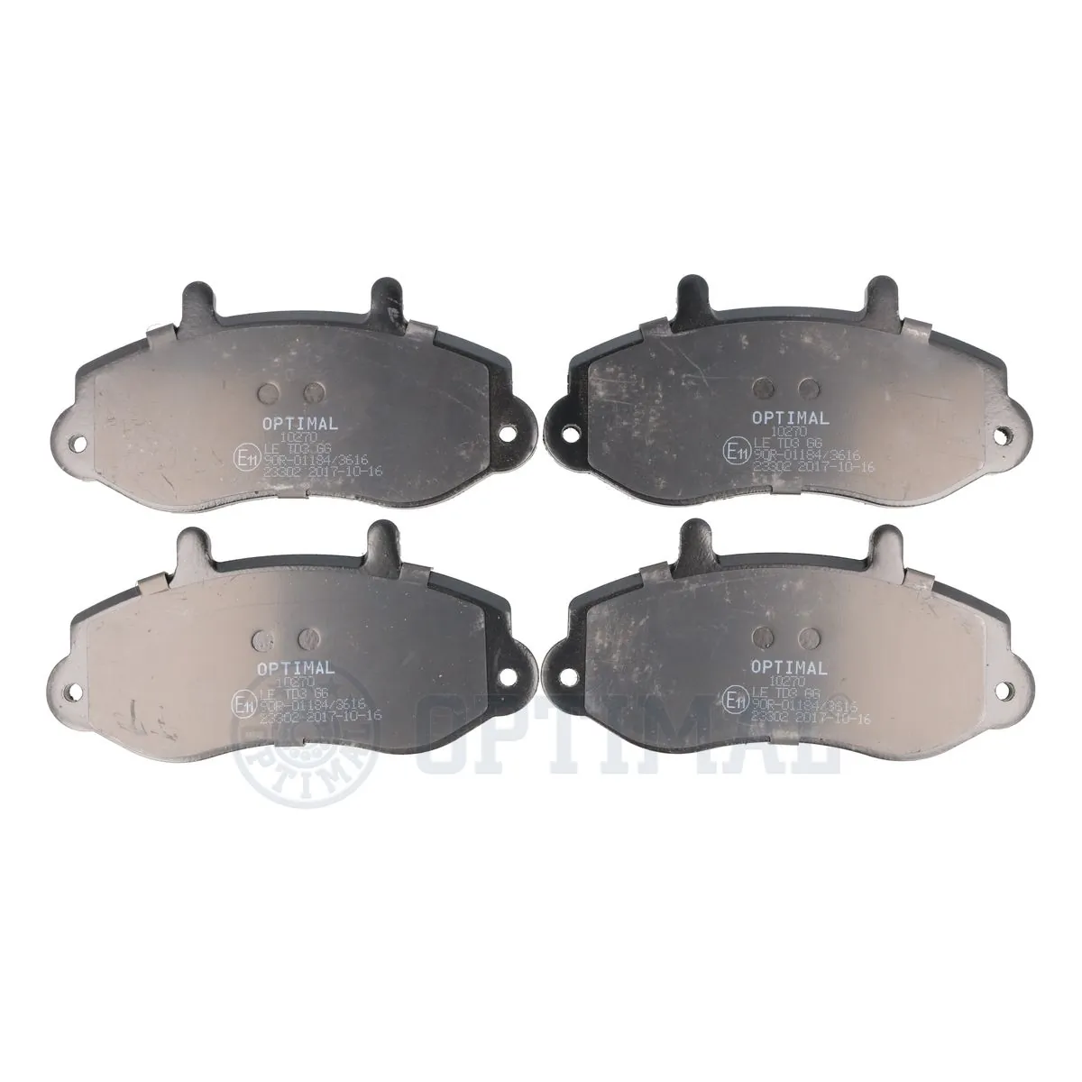OPTIMAL fékbetétkészlet, tárcsafék - BP-10270 - TothCarparts