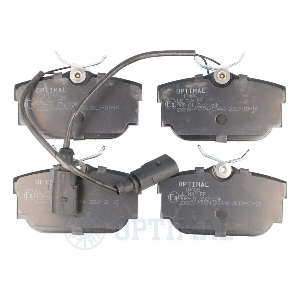 OPTIMAL fékbetétkészlet, tárcsafék - BP-10486 - TothCarparts